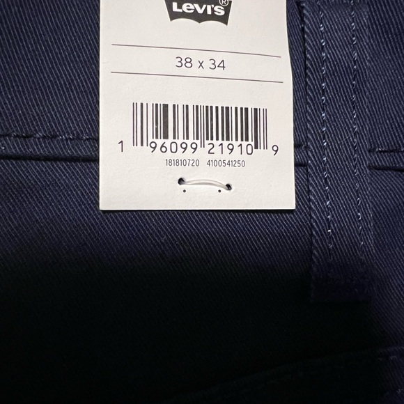 NWT Levi's Navy Blue Twill 541 Athletic Taper Jeans - Picture 6 of 9